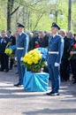 Kharkiv, Ukraine Ã¢â¬â 26 april, 2018: Moleben and laying flowers